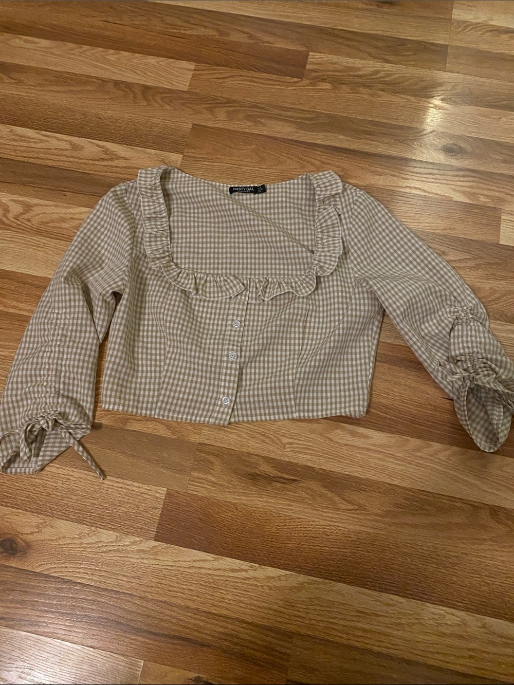 Gingham Crop Top